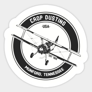 Crop Dusting Sticker